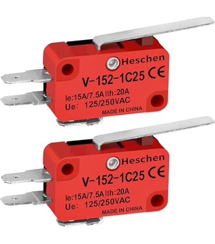 micchan Amazon.com: Heschen Micro switch V-154-1C25 SPDT Crank type 20A
